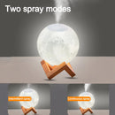 Lua Umidificador de Ar, 800ml, Essential Oil Aroma Difusor com Luz LED Quente, Cabo de Alimentação USB, Ultrasonic, Cool Mist, Operação Silenciosa.