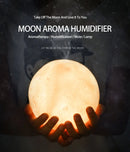 Lua Umidificador de Ar, 800ml, Essential Oil Aroma Difusor com Luz LED Quente, Cabo de Alimentação USB, Ultrasonic, Cool Mist, Operação Silenciosa.