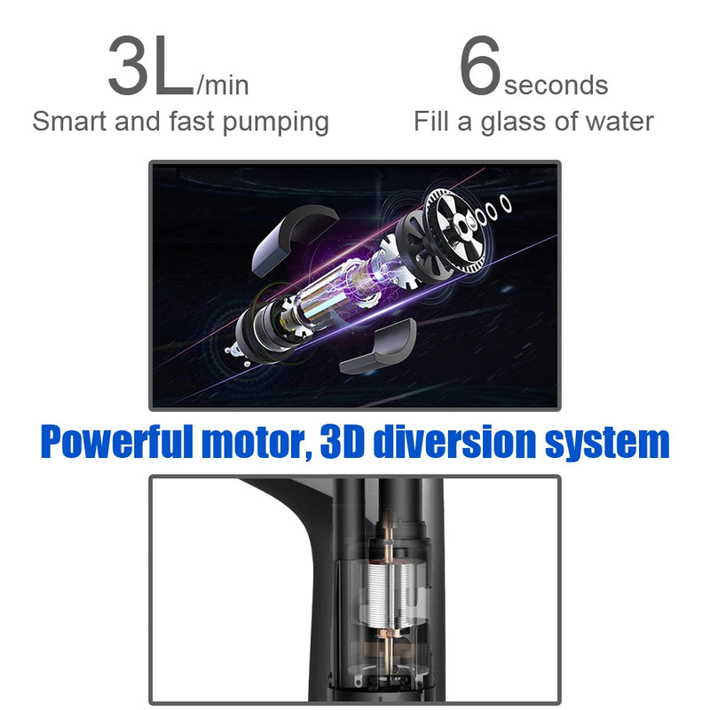 Bomba De Água Elétrica Automática Com Controle De Toque, Distribuidor De Água, Garrafa De Água, Interruptor De Beber, Botão, Carregamento USB