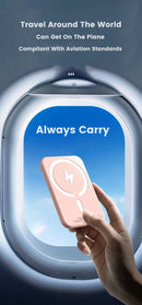 Banco de potência magnético para iphone magsafe bateria externa portátil carregador sem fio para apple original powerbank bateria sobressalente