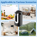 Distribuidor de água automático para garrafa de 5 galões, carregamento tipo C, portátil, elétrico, preto