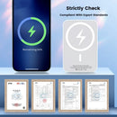 Banco de potência magnético para iphone magsafe bateria externa portátil carregador sem fio para apple original powerbank bateria sobressalente