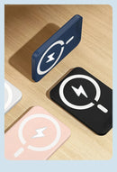 Banco de potência magnético para iphone magsafe bateria externa portátil carregador sem fio para apple original powerbank bateria sobressalente