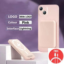 Banco de potência magnético para iphone magsafe bateria externa portátil carregador sem fio para apple original powerbank bateria sobressalente